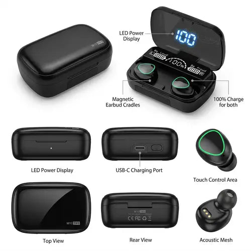 M20 TWS Wireless Bluetooth Earbuds