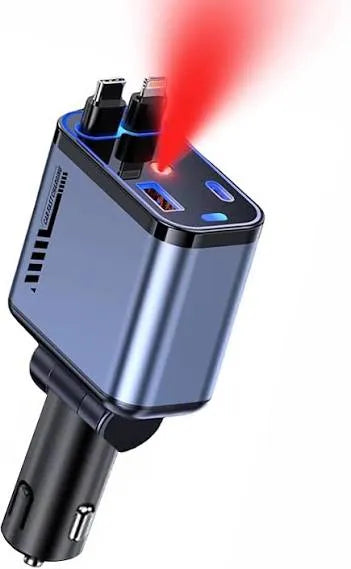 Car Charger 4-in-1 Retractable 69W Fast
